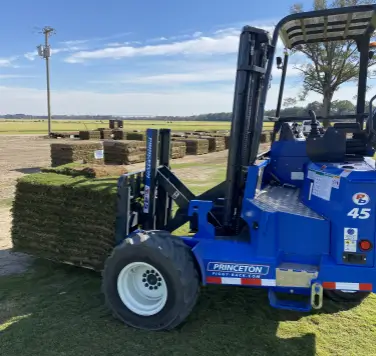 PiggyBack being used for landscaping, sod and turf